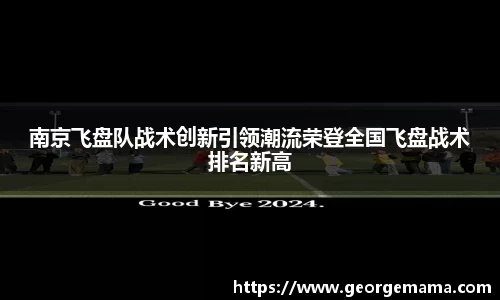 南京飞盘队战术创新引领潮流荣登全国飞盘战术排名新高